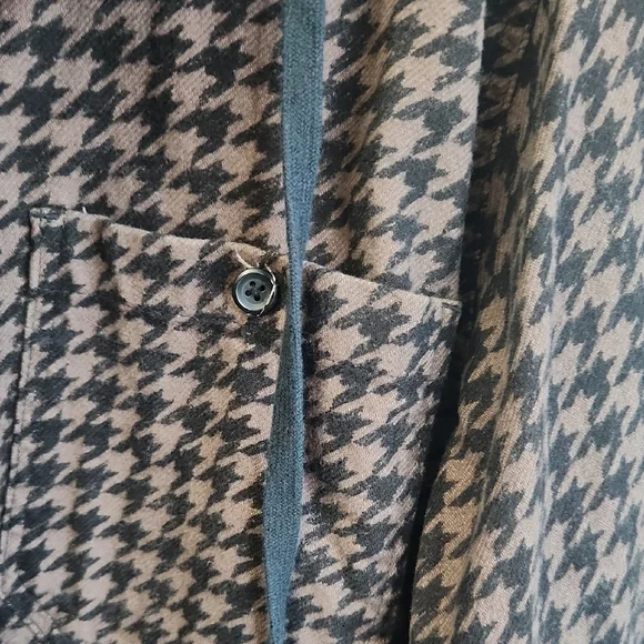 Original Use Black and Brown Houndstooth Jacket - Picture 3 of 4